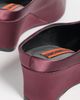 SIMONMILLER SIMONMILLER Satin Pointed Gala Wedges Bordeaux - 4