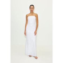 SIMONMILLER SIMONMILLER Sculpty Strapless Piano Sequin Dress