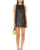 SIMONMILLER SIMONMILLER Sina Faux Leather Fringe Dress - 1