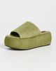 SIMONMILLER SIMONMILLER Suede Cloudy Platforms Moss Green - 2