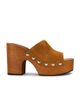 SIMONMILLER SIMONMILLER Suede Sol Wood Sandal - 1