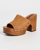SIMONMILLER SIMONMILLER Suede Sol Wood Sandals Tobacco - 2