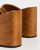 SIMONMILLER SIMONMILLER Suede Sol Wood Sandals Tobacco - 4