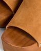 SIMONMILLER SIMONMILLER Suede Sol Wood Sandals Tobacco - 6