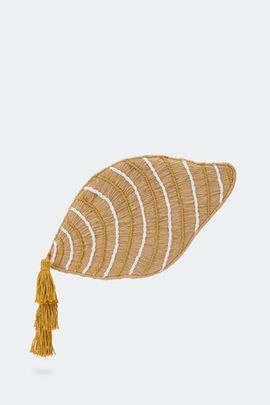 SIMONMILLER SIMONMILLER Tulip Shell Raffia Clutch