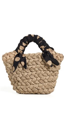 SIMONMILLER SIMONMILLER Twilly Basket Bag Polka Dot/Natural One
