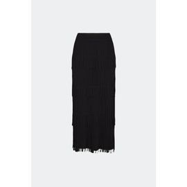 SIMONMILLER SIMONMILLER Za Za Knit Fringe Maxi Skirt - Black 