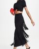 SIMONMILLER SIMONMILLER Za Za Knit Fringe Skirt Black - 2