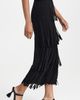 SIMONMILLER SIMONMILLER Za Za Knit Fringe Skirt Black - 4