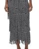 SIMONMILLER SIMONMILLER Za Za Knit Fringe Skirt Black/White Space Dye - 1
