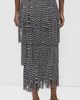 SIMONMILLER SIMONMILLER Za Za Knit Fringe Skirt Black/White Space Dye - 3
