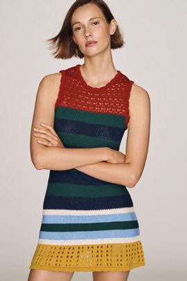 SIMONMILLER Yvonne 100% Cotton Knit Mini Dress