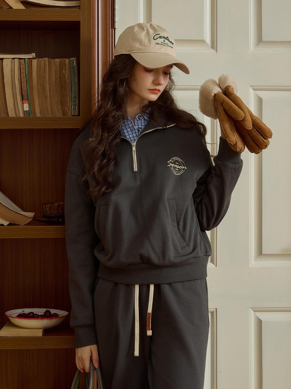 Simple Retro SR_Casual loose sweatshirt