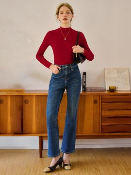 Simple Retro SR_Double Core Cotton Straight Pants