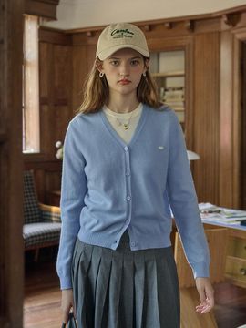 Simple Retro SR_Elegant wool knit cardigan_2color