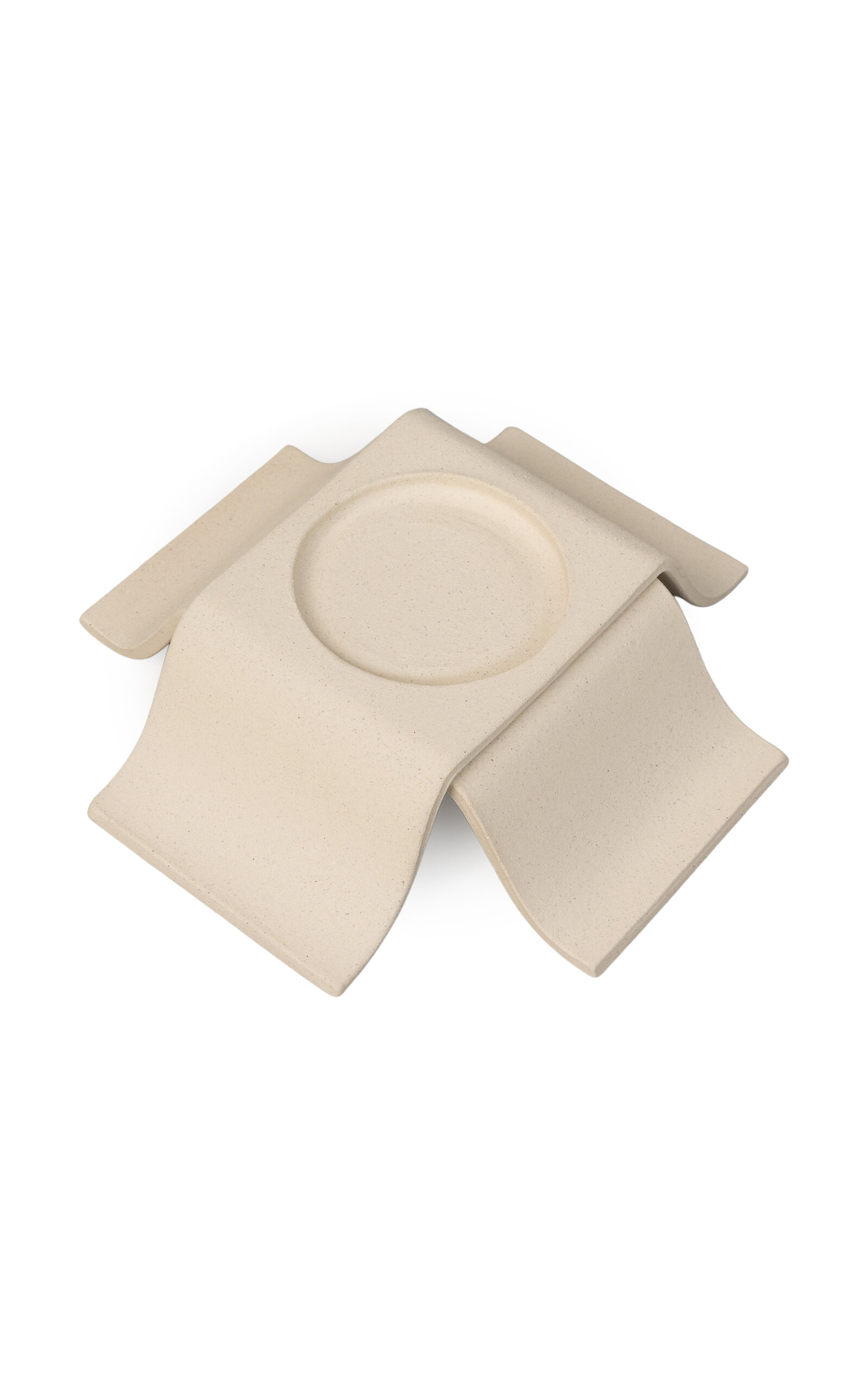 SIN SIN Noor Pillar Candle Holder; Tall Neutral
