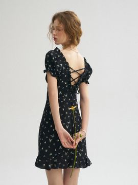 Sincethen Backless Mini Dress [Midnight]