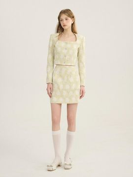 Sincethen Flower Tweed Sets