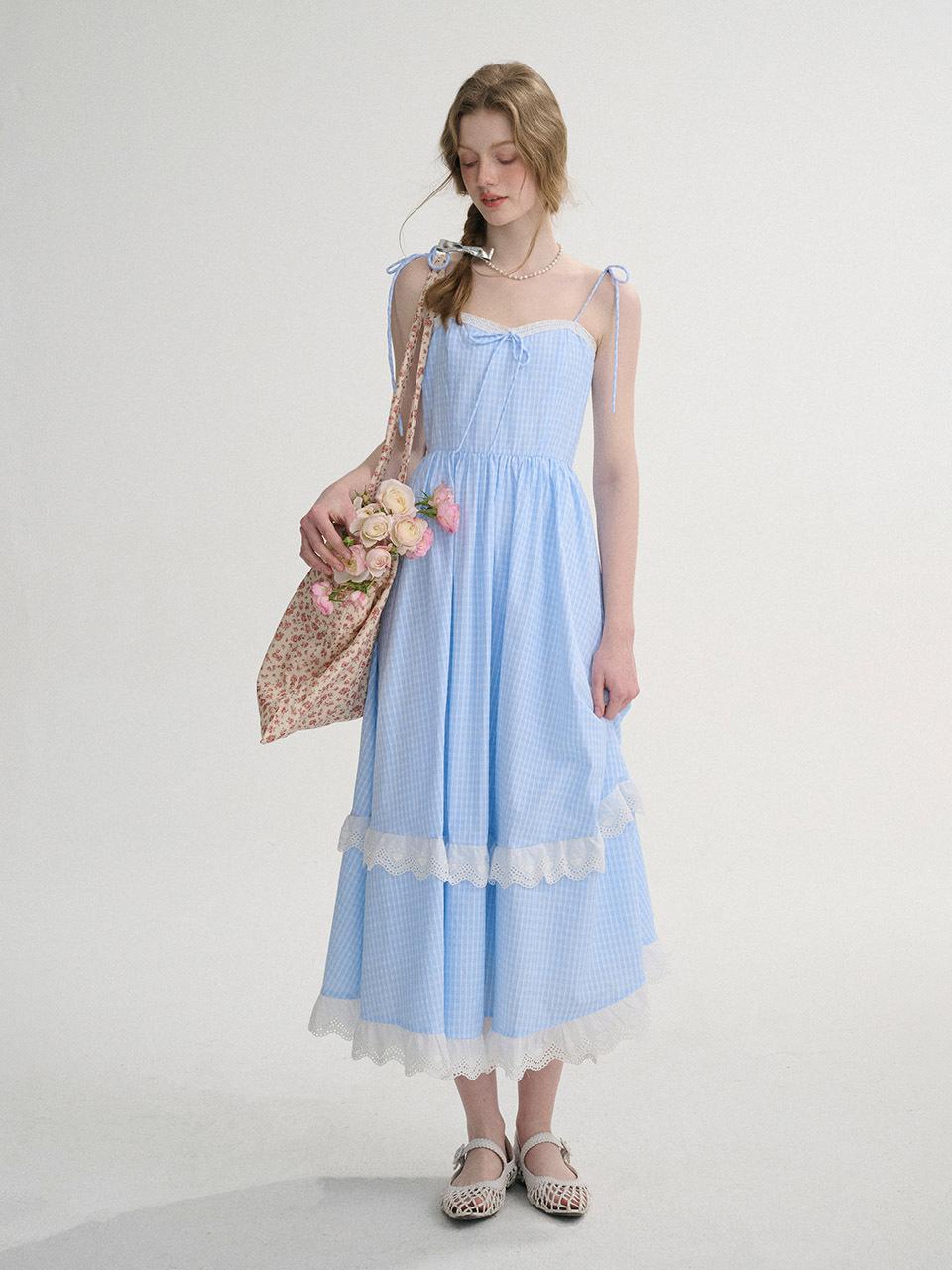 Sincethen Ice Lace Long Dress