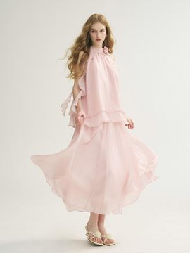 Sincethen Long Skirt [Pink]