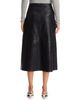 Single Thread Single Thread Faux Leather Seamed Midi Skirt - 3