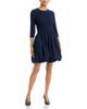 Single Thread Single Thread Mixed Media Bubble Hem Dress - 1