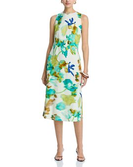 Single Thread Single Thread Printed Sleeveless Dress
