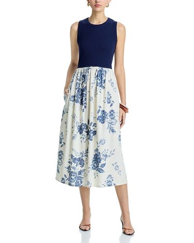 Single Thread Single Thread Round Neck Sleeveless Dress
