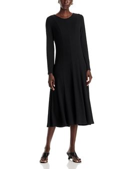 Single Thread Single Thread Scoop Neck Ribbed Midi Dress