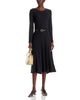 Single Thread Single Thread Scoop Neck Ribbed Midi Dress - 2