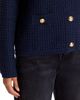 Single Thread Single Thread Textured Crewneck Cardigan Sweater - 4