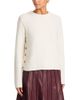 Single Thread Single Thread Textured Crewneck Side Button Sweater - 1