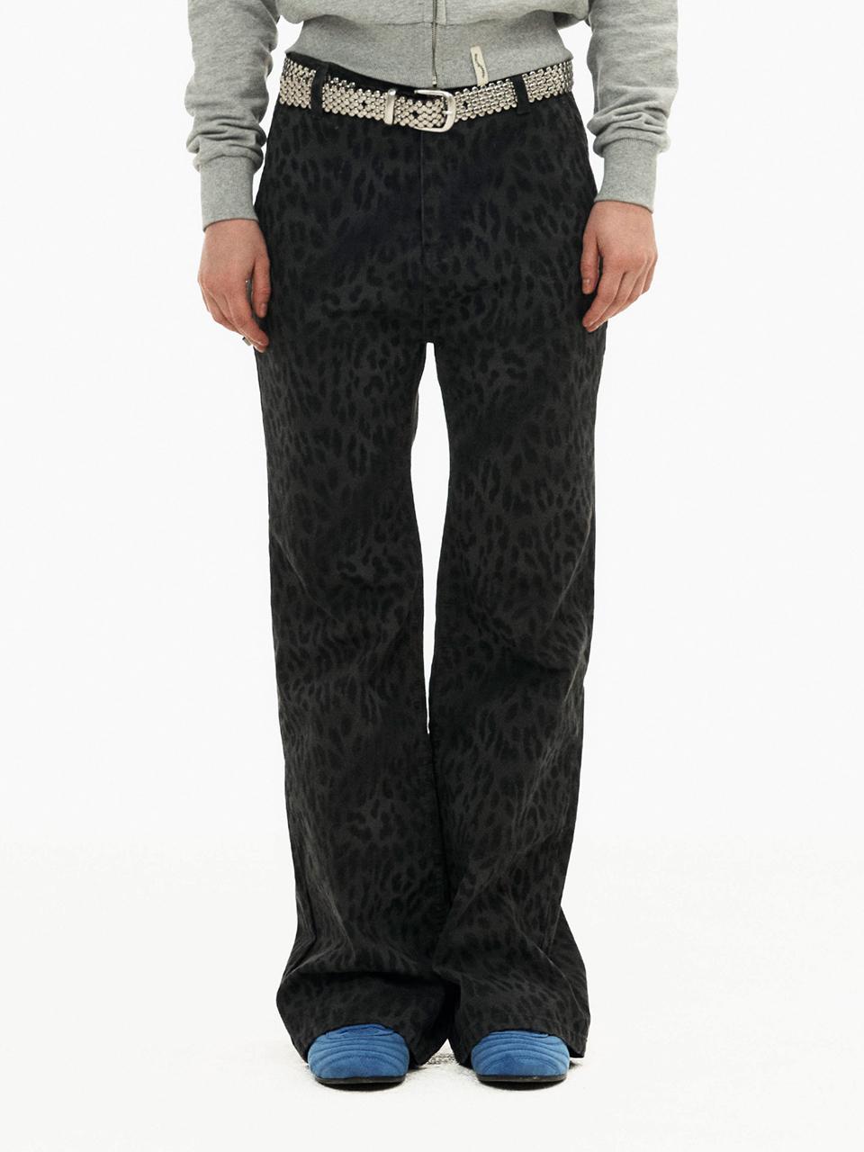 sinkingdeeper Bootcut Cinch-back Pants [Charcoal]