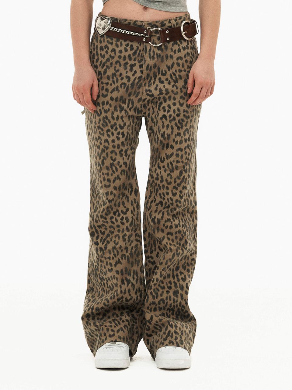 sinkingdeeper Bootcut Cinchback Pants [Brown]