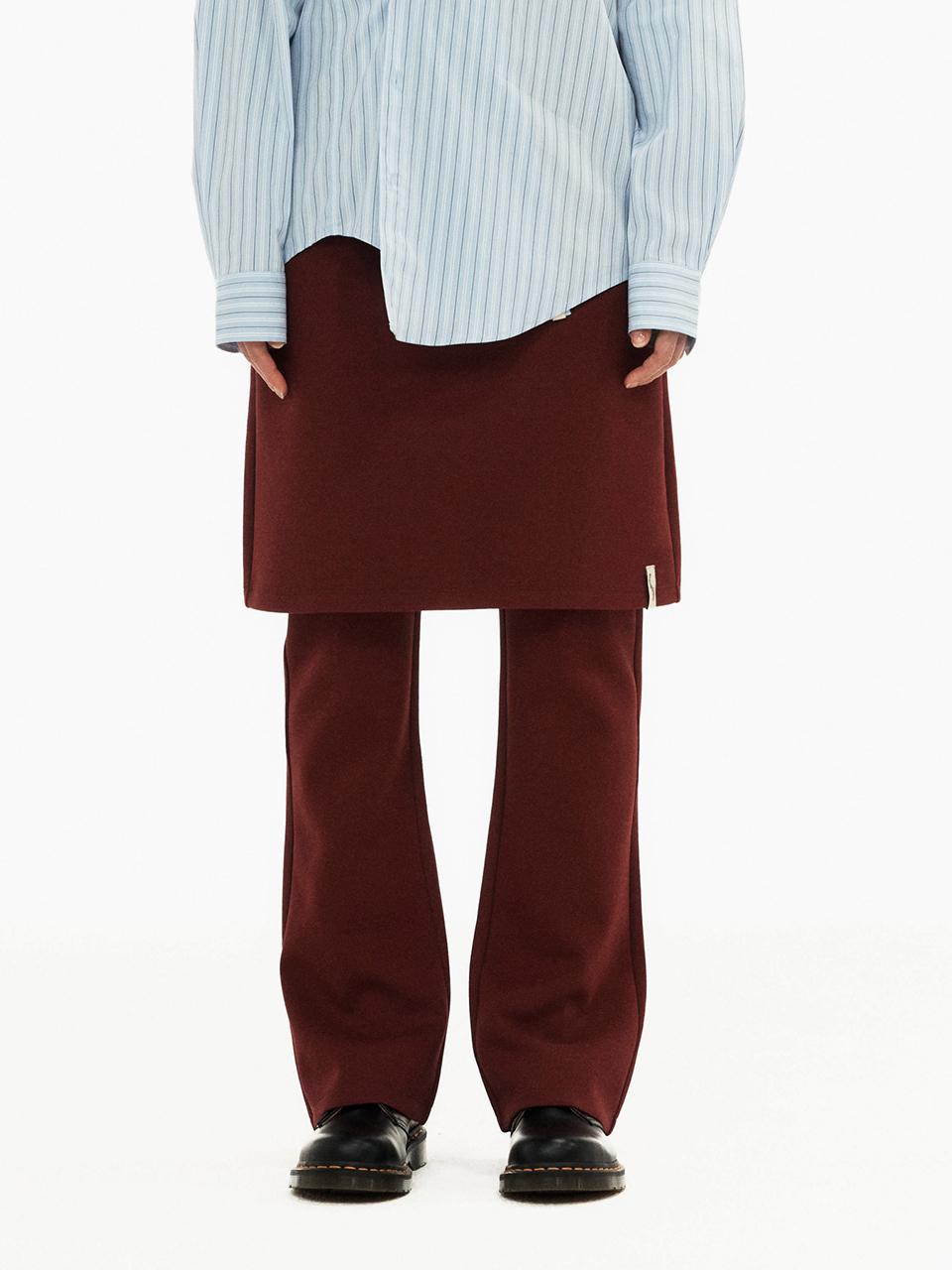 sinkingdeeper Skirt Pants [Wine]