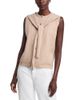 Sioni Sioni Attached Scarf Vest Top - 1