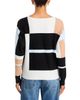 Sioni Sioni Colorblock Boat Neck Sweater - 3