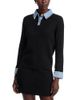 Sioni Sioni Denim Collared Sweater - 1