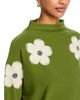 Sioni Sioni Embroidered Funnel Neck Sweater - 4