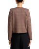Sioni Sioni Faux Leather Trim Cardigan - 3