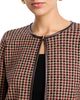 Sioni Sioni Faux Leather Trim Cardigan - 4
