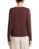 Sioni Sioni Faux Suede Crewneck Sweater - 3