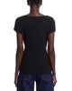 Sioni Sioni Ribbed Cap Sleeve Peplum Sweater - 3