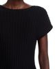 Sioni Sioni Ribbed Cap Sleeve Peplum Sweater - 4