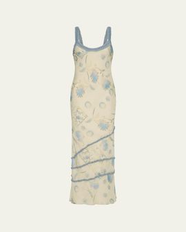 SIR Cecile Ruffle Maxi Dress
