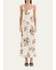 SIR Freja Floral Linen Midi Dress - 2