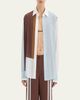 SIR Marais Button-Front Silk Shirt - 4