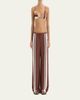 SIR Marais Striped Silk Crepe Trousers - 2