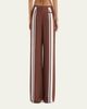 SIR Marais Striped Silk Crepe Trousers - 3