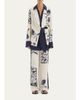 SIR Phillipa Silk-Blend Wide-Leg Trousers - 2